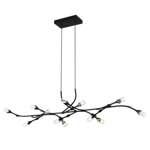 Quoizel Cora Integrated LED Matte Black Island Light, Matte Black - PCCOR1250MBK