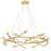 Quoizel Cora Integrated LED Gold Leaf Pendant, Gold Leaf - PCCOR2832GFL