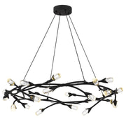 Quoizel Cora Integrated LED Matte Black Pendant, Matte Black - PCCOR2832MBK
