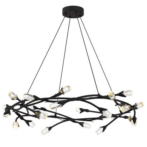 Quoizel Cora Integrated LED Matte Black Pendant, Matte Black - PCCOR2832MBK