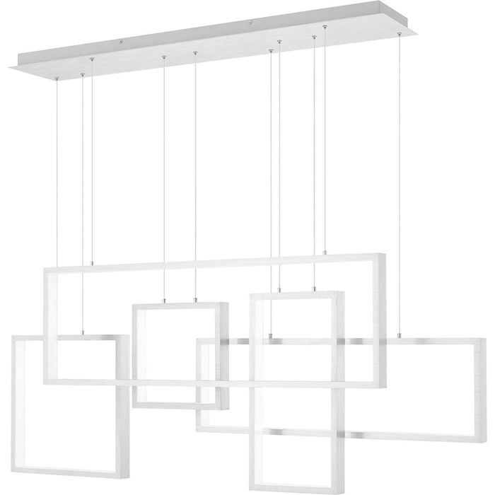 Quoizel Canvas LED Island Light, Brushed Aluminum