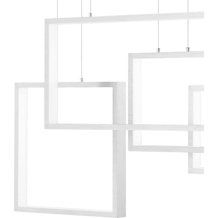 Quoizel Canvas LED Island Light, Brushed Aluminum