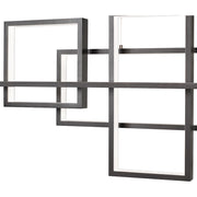 Quoizel Canvas 56in 1-Light Linear Chandelier | Modern Western Bronze Aluminum | Kitchen Island & Dining Room | Model PCCV157WT