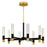 Quoizel Davies Integrated LED Chandelier, Brushed Gold - PCDAV5032BRG