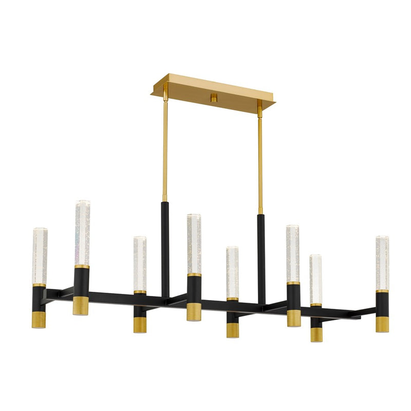 Quoizel Davies Integrated LED Brushed Gold Island Light, Gold - PCDAV844BRG