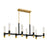 Quoizel Davies Integrated LED Brushed Gold Island Light, Gold - PCDAV844BRG