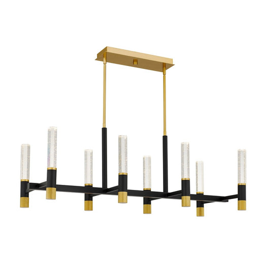 Quoizel Davies Integrated LED Brushed Gold Island Light, Gold - PCDAV844BRG