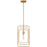 Quoizel Dupree 1 Light Mini Pendant, Brushed Weathered Brass