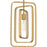 Quoizel Dupree 1 Light Mini Pendant, Brushed Weathered Brass