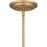 Quoizel Dupree 4 Light Pendant, Brushed Weathered Brass