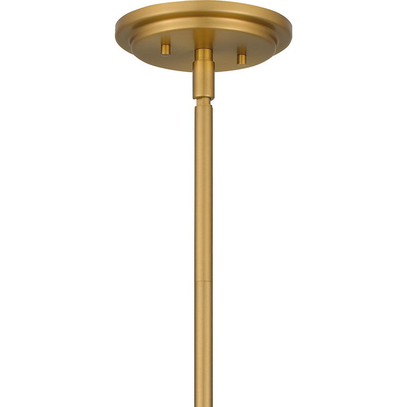 Quoizel Dupree 5 Light Island Light, Brushed Weathered Brass