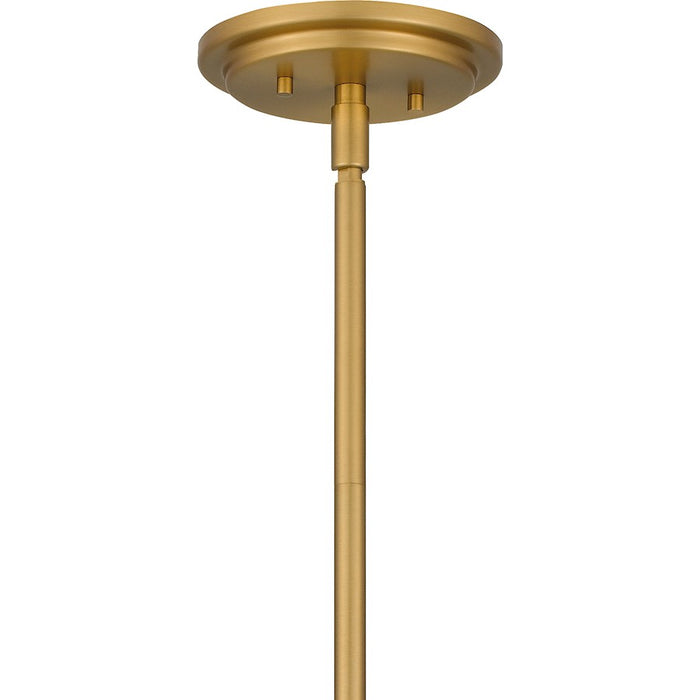 Quoizel Dupree 5 Light Island Light, Brushed Weathered Brass