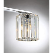 Quoizel Divine 23in 3-Light Vanity Light | Glam Polished Chrome and Clear Crystal Glass | Bathroom Vanity & Powder Room | Model PCDV8603C