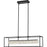 Quoizel Dazzle Linear Chandelier LED Black/Clear Glass Crystal