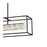Quoizel Dazzle Linear Chandelier LED Black/Clear Glass Crystal