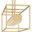 Quoizel Dazzle LED Island Light, Soft Gold/Clear Glass Crystal