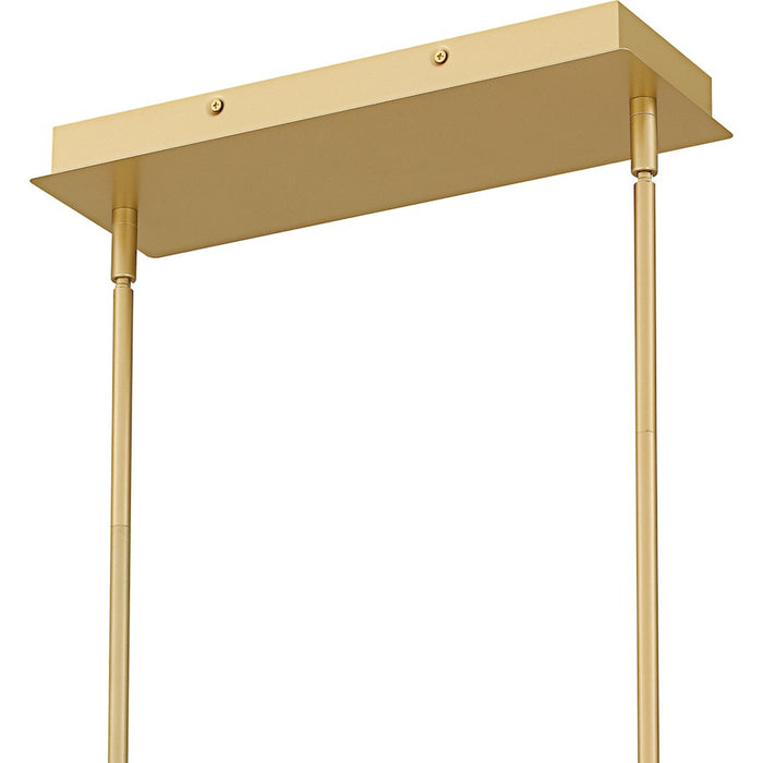 Quoizel Dazzle Light Island Light, Soft Gold/Clear Crystal Glass