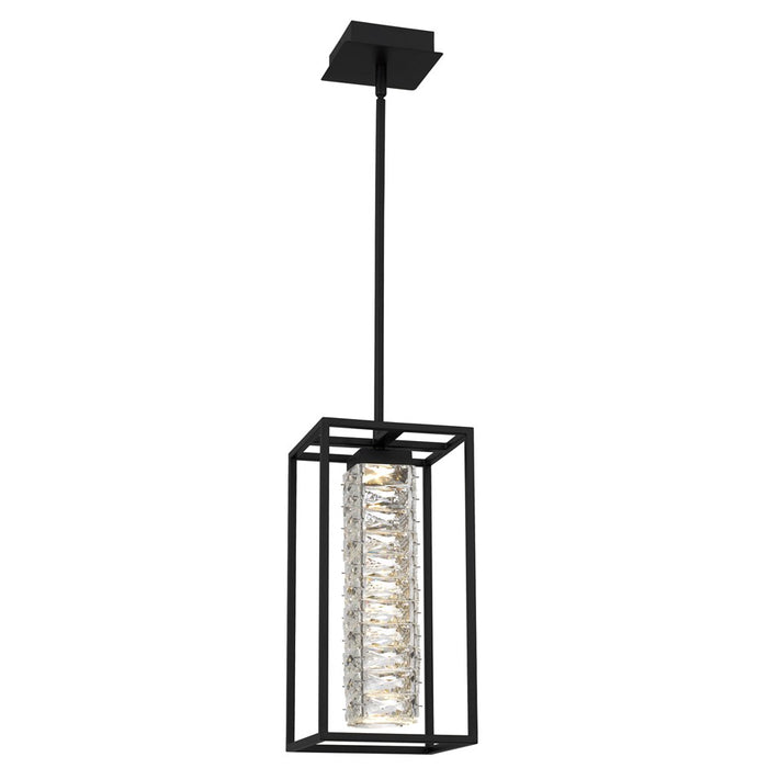 Quoizel Dazzle Integrated LED Mini Pendant, Matte Black - PCDZ1508MBK