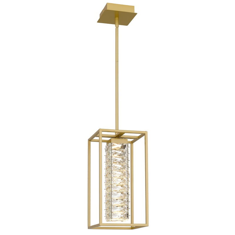 Quoizel Dazzle Integrated LED Soft Gold Mini Pendant, Soft Gold - PCDZ1508SGD