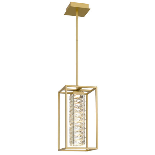 Quoizel Dazzle Integrated LED Soft Gold Mini Pendant, Soft Gold - PCDZ1508SGD