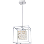 Quoizel Dazzle Integrated LED Pendant, Chrome/Clear Crystal Glass - PCDZ2812C