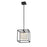 Quoizel Dazzle Pendant LED Matte Black/Clear Glass Crystal