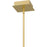 Quoizel Dazzle LED Pendant, Soft Gold/Clear Glass Crystal
