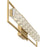 Quoizel Dazzle LED 33" Bath Light, Soft Gold/Clear Crystal Glass