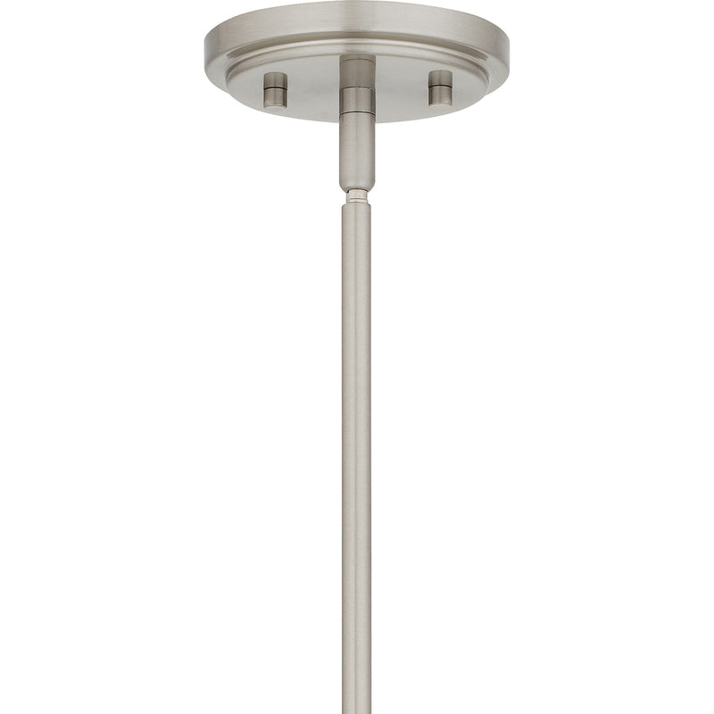 Quoizel Elser 31in 12-Light Chandelier | Modern Brushed Nickel and Opal Etched Glass | Dining Room & Foyer | 31 x 31 x 18 in | Model PCELS5031BN