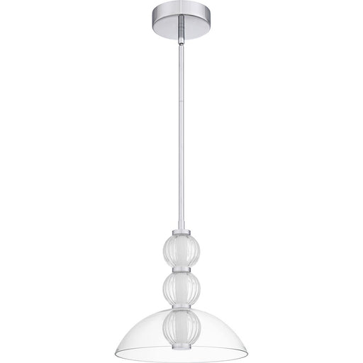 Quoizel Elway Light Pendant, Polished Chrome/Glass