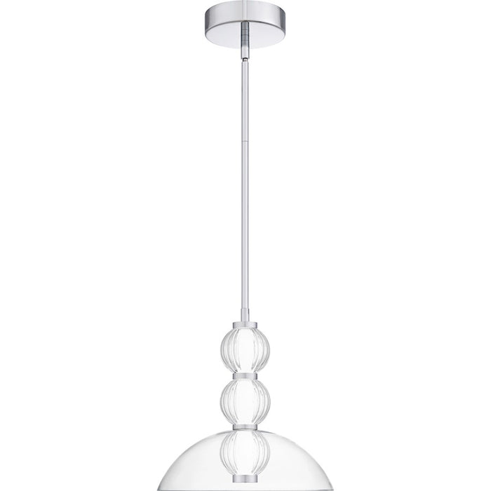 Quoizel Elway Light Pendant, Polished Chrome/Glass