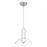Quoizel Elway Light Pendant, Polished Chrome/Glass