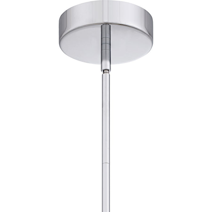 Quoizel Elway Light Pendant, Polished Chrome/Glass