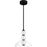 Quoizel Elway Light Pendant, Matte Black/Glass