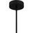 Quoizel Elway Light Pendant, Matte Black/Glass