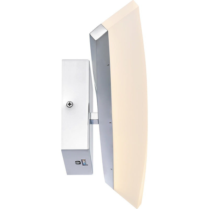 Quoizel Fox 24in LED Vanity Light | Polished Chrome and Steel | Bathroom Vanity & Powder Room | 23.5 x 4.25 x 4.75 in | Model PCFOX8524C