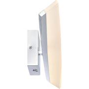 Quoizel Fox 28in LED Vanity Light | Polished Chrome and Steel | Bathroom Vanity & Powder Room | 28 x 4.25 x 4.75 in | Model PCFOX8528C