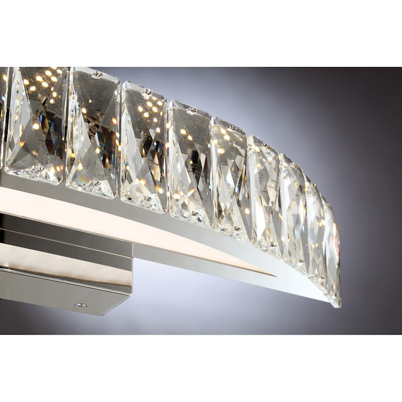 Quoizel Platinum Collection Gala Bath Light, 60 Light, Polished Chrome