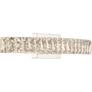 Quoizel Platinum Collection Gala Bath Light, 99 Light, Polished Chrome