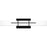 Quoizel Giselle Bath Light, Matte Black/Opal Etched