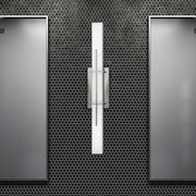 Quoizel Gemini 28in 1-Light Vanity Light | Modern Polished Chrome and Opal Etched Glass | Bathroom Vanity | 28.25 x 4.25 x 4.75 in | Model PCGI8528C