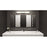 Quoizel Giselle Bath Light, Matte Black/Opal Etched