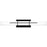Quoizel Giselle Bath Light, Matte Black/Opal Etched