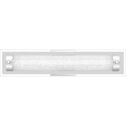 Quoizel Glitz 22in LED Bath Light | Polished Chrome and Clear Crystal Glass | Bathroom Vanity | 21.75 x 3.25 x 4.75 in | Model PCGZ8522C