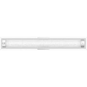 Quoizel Glitz 32in LED Bath Light | Polished Chrome and Clear Crystal Glass | Bathroom Vanity | 31.75 x 3.25 x 4.75 in | Model PCGZ8532C