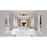 Quoizel Isla 4 Light Bath Light, Clear Beveled Crystal