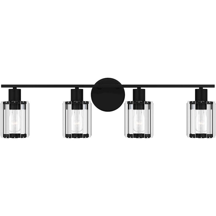 Quoizel Isla 4 Light Bath Light, Clear Beveled Crystal