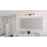 Quoizel Isla 4 Light Bath Light, Clear Beveled Crystal
