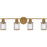 Quoizel Isla 4 Light Bath Light, Clear Beveled Crystal