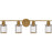 Quoizel Isla 4 Light Bath Light, Clear Beveled Crystal